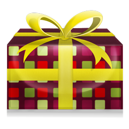 beautiful gift box icon