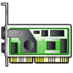 3d graphics accelerator card icon