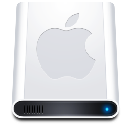 apple mobile hard drive icon