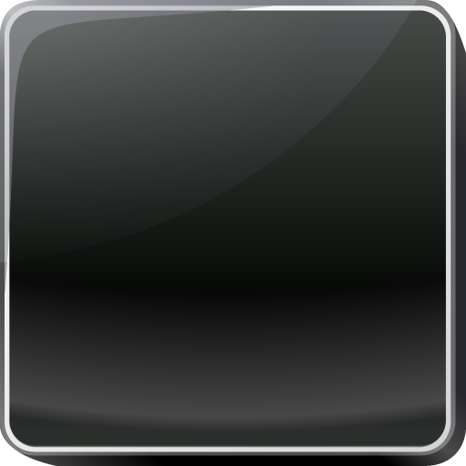 black square button icon