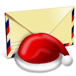 christmas envelope icon