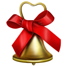 christmas holiday bell icon