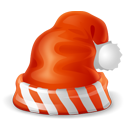 christmas red hat icon