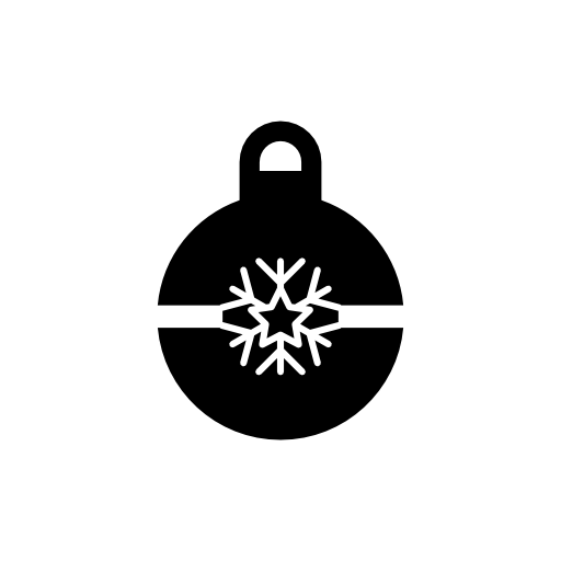 christmas tree decoration ball icon