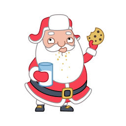 cookie santa claus icons