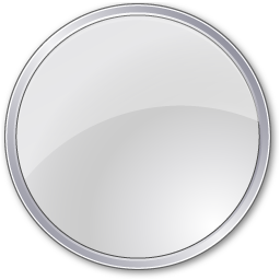 crystal icon style circular button