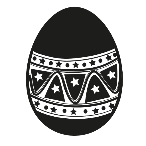 decorative design easter egg icon