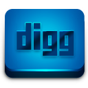 digg button icons blue