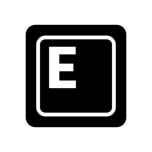 e press keyboard icon