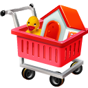 fully loaded shopping cart icon