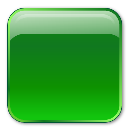 green crystal icon style rectangular button
