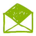 green email symbol icon