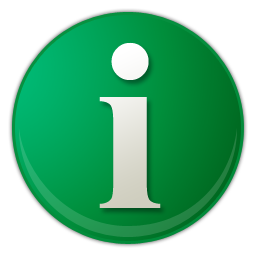 green info button icon
