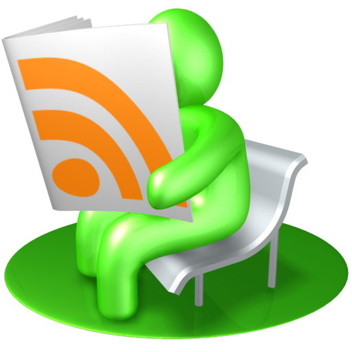 green rss reader logo icon