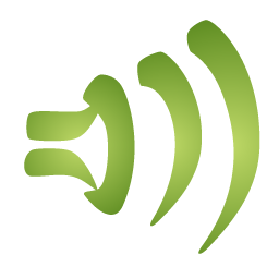 green speaker icon