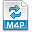 m4p video files icon