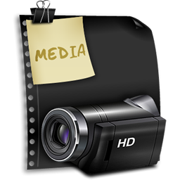 media clip files icon