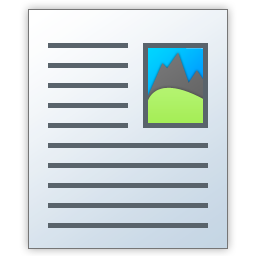 mixed graphics and text file icon