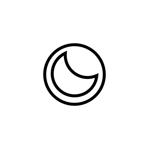 moon symbol logo icon