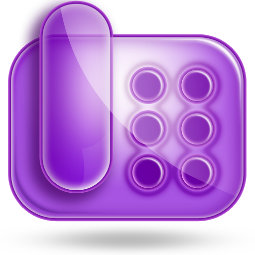 purple radio icon