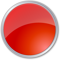 red crystal style button icon