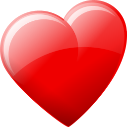 red heart shaped favicon