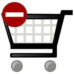 removed from shopping cart icon