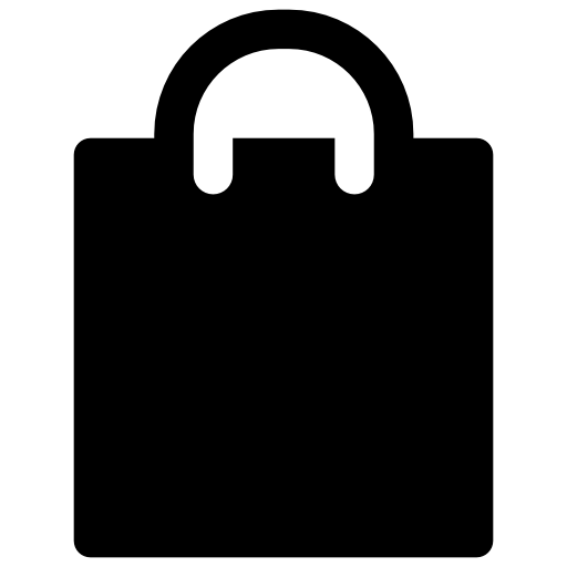 shopping bag sign icon