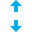 small up and down arrows icon