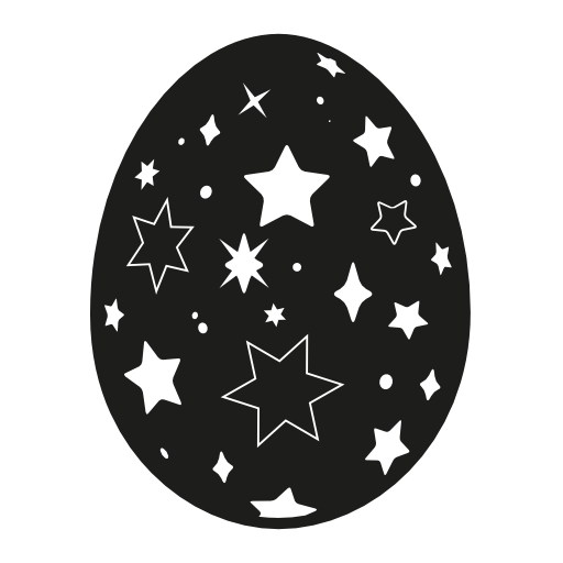 stars design easter egg
