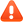 triangular warning sign icon