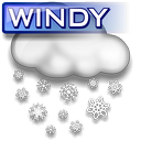 windy snowstorm wear icons