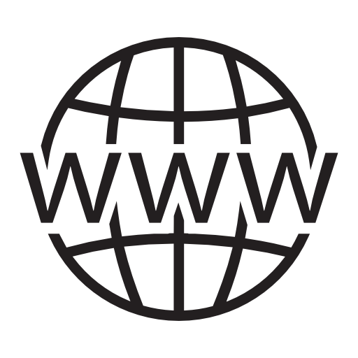 world wide web globe icon