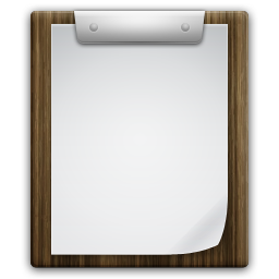 writing board clip icon