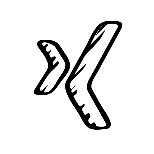 xing sign icon