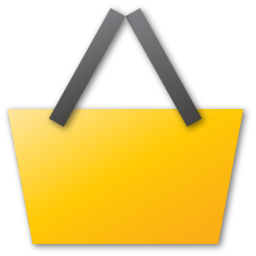 yellow basket icon